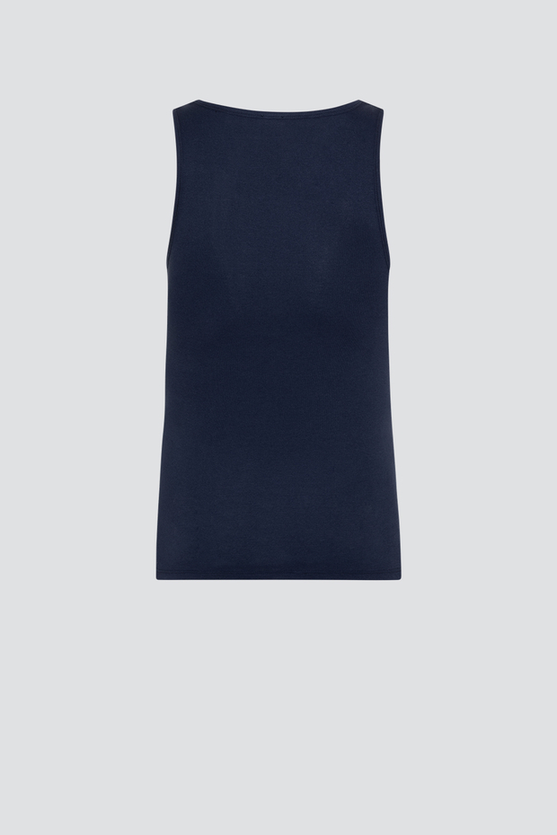 Moška spodnja majica iz eko bombaža MODRA