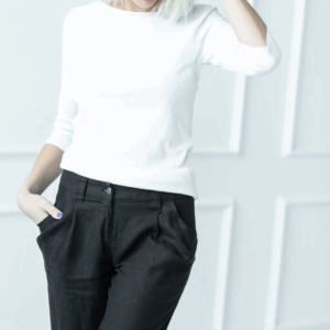 Hlače 1383 100% lan