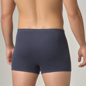 Moške boxer spodnjice iz eko bombaža MODRE