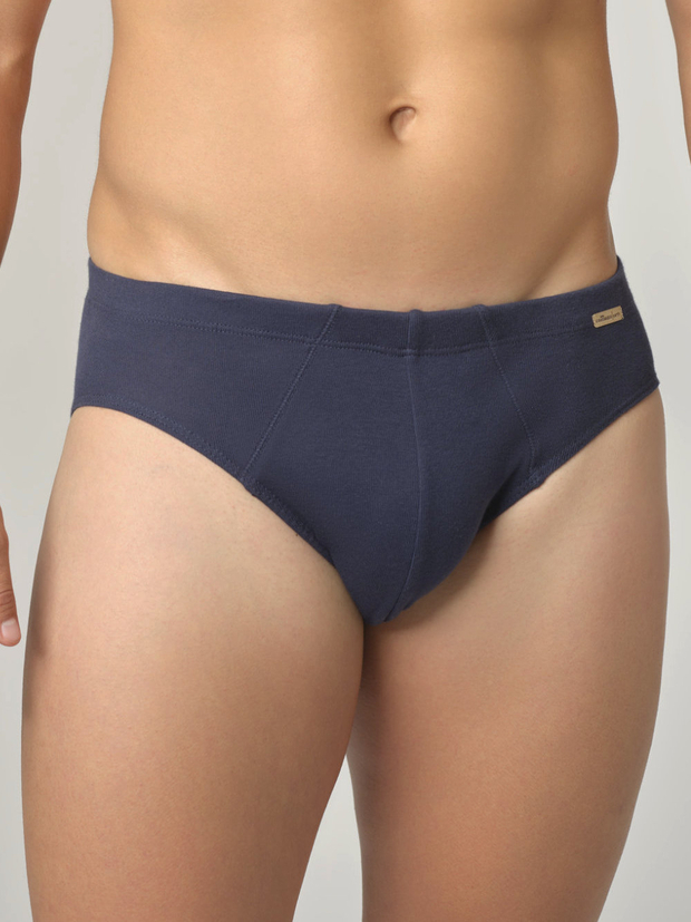 Moške slip spodnjice iz eko bombaža MODRE Moške slip spodnjice iz eko bombaža MODRE