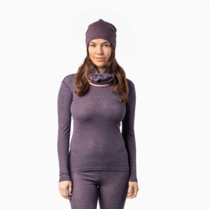 Tanjša kapa, volna, ekološki bombaž VIJOLA