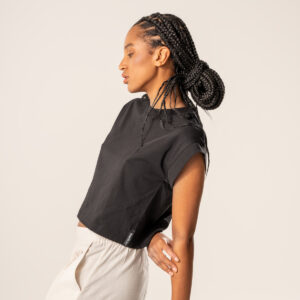 Ženska majica iz 100% eko bombaža ČRNA S,M