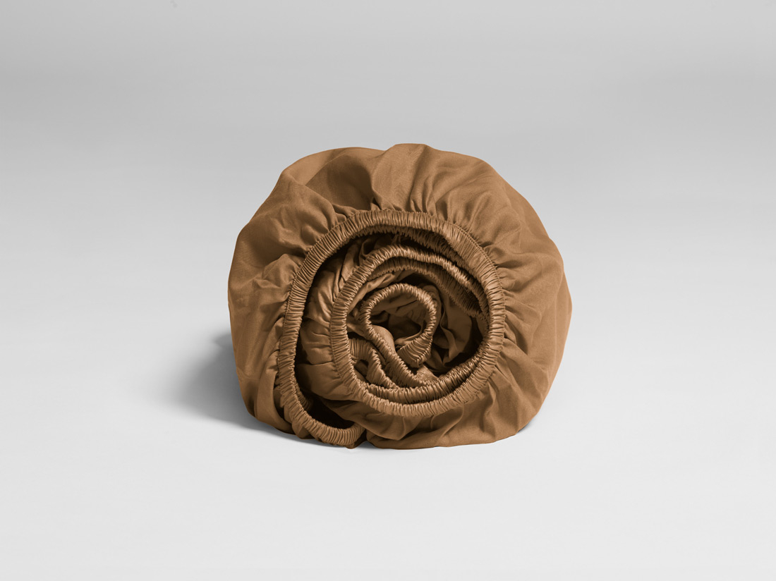 Jogi rjuha ekološki bombaž saten CARAMEL več dimenzij