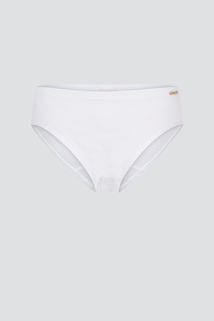 Eko Bombažne dekliške slip BELE 104-164