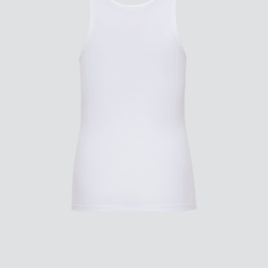 Eko Bombažna otroška spodnja majica BELA 104-164