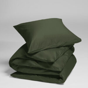 Posteljnina ekološki bombaž saten DARK OLIVE več dimenzij