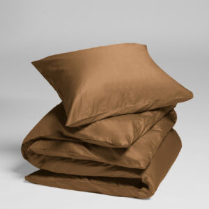 Posteljnina ekološki bombaž saten CARAMEL več dimenzij