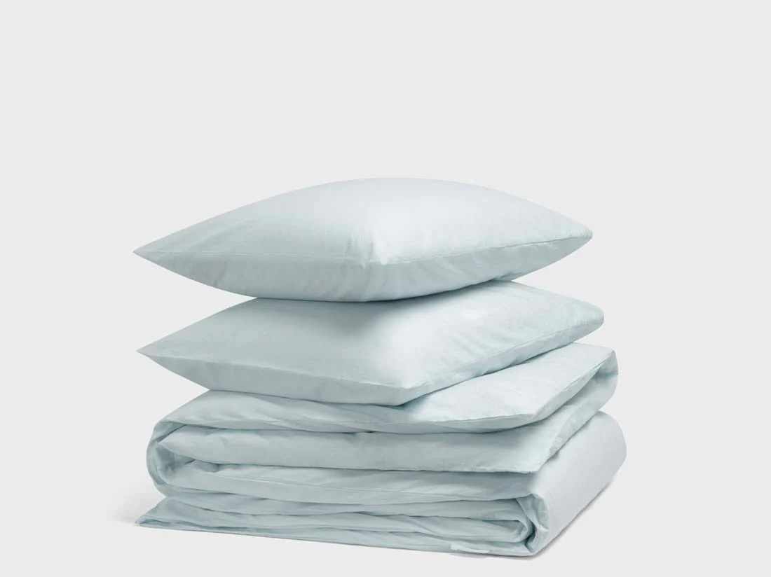 Posteljnina ekološki bombaž perkal AQUA več dimenzij