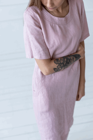 Obleka KR 1208, 100% lan