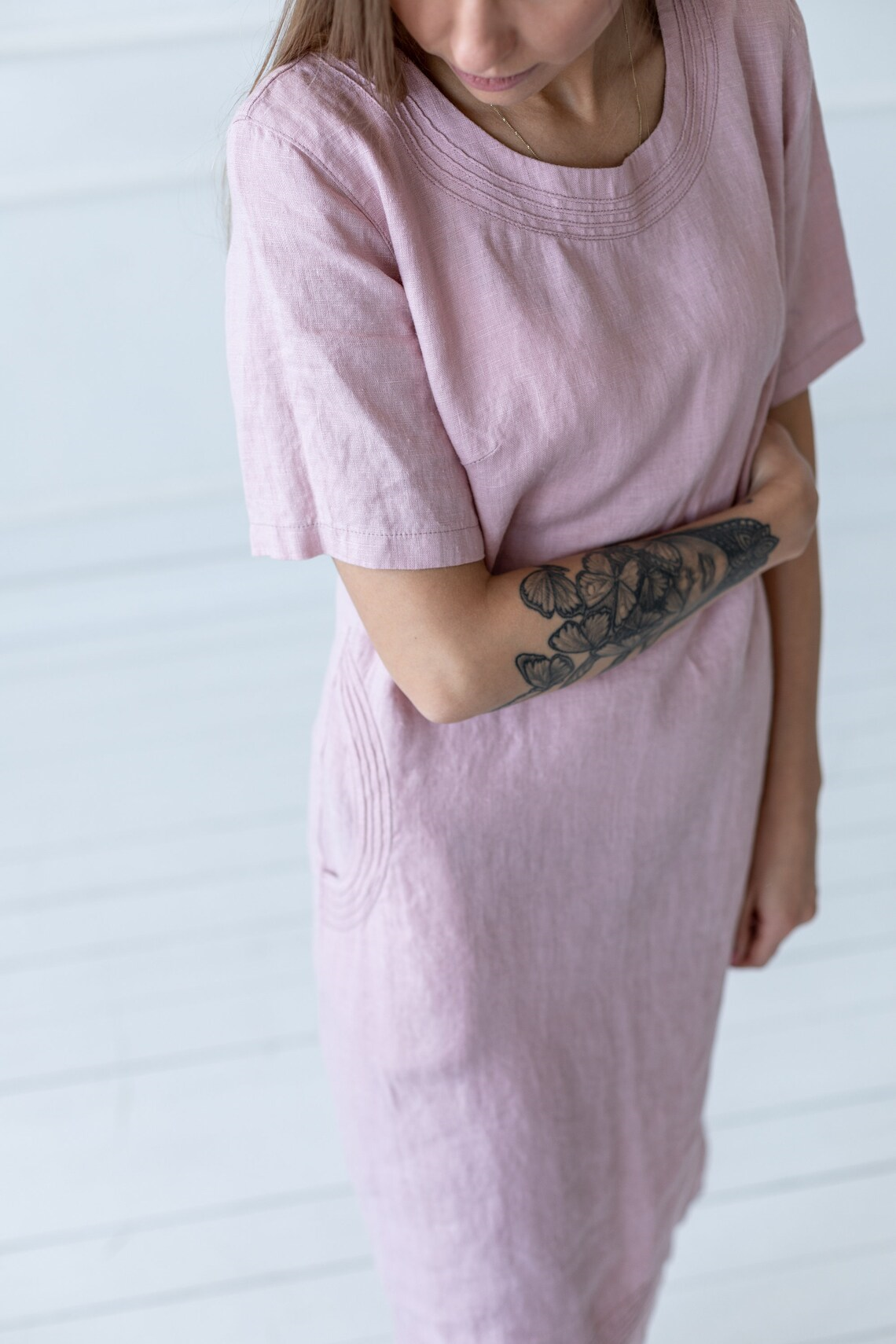 Obleka KR 1208, 100% lan Obleka KR 1208, 100% lan