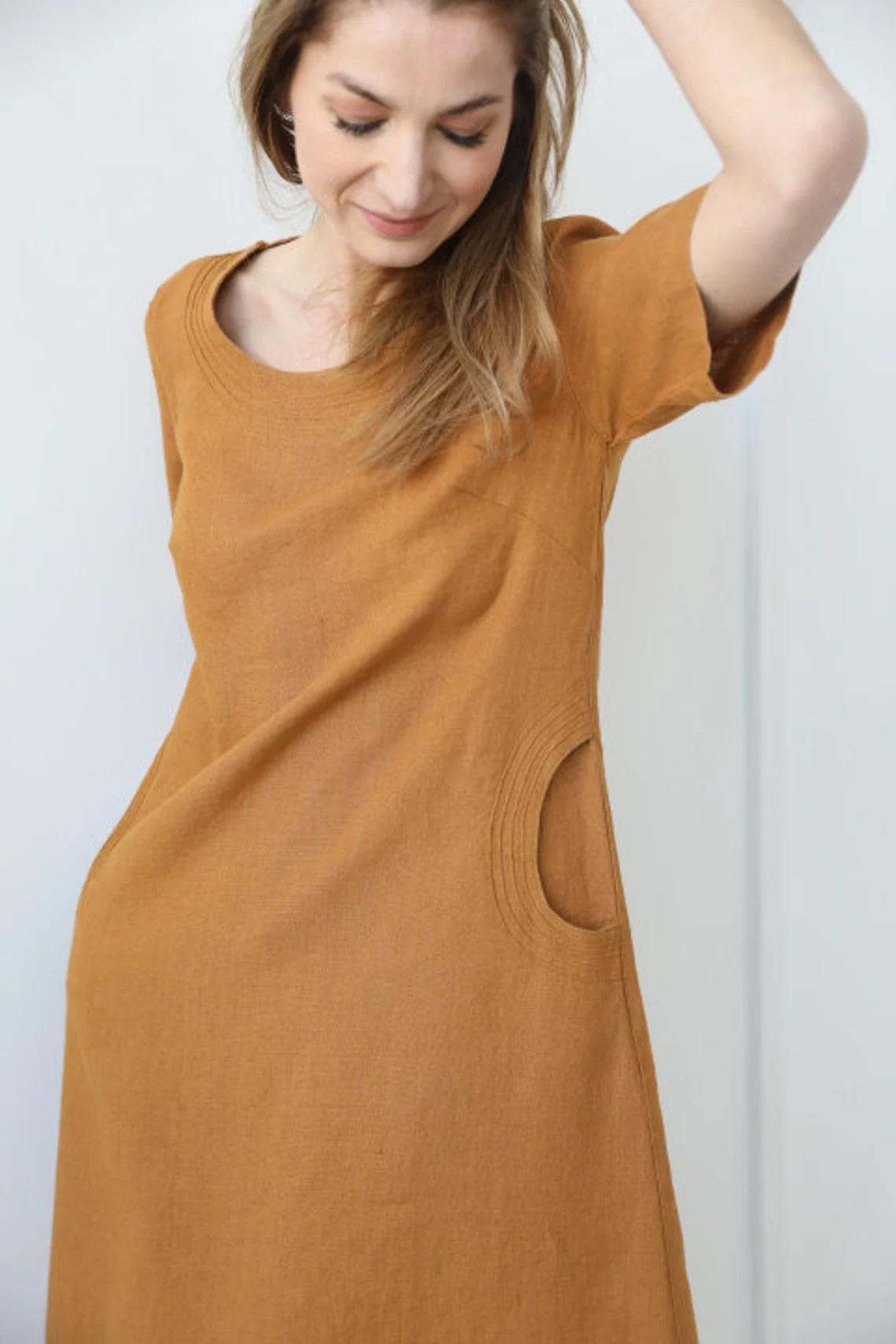 Obleka KR 1208, 100% lan Obleka KR 1208, 100% lan