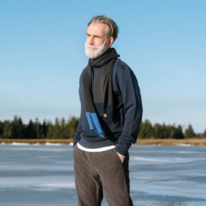 EKO Bombažni Šal DEEP SEA