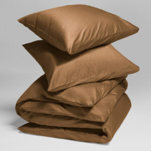 Posteljnina ekološki bombaž saten CARAMEL več dimenzij