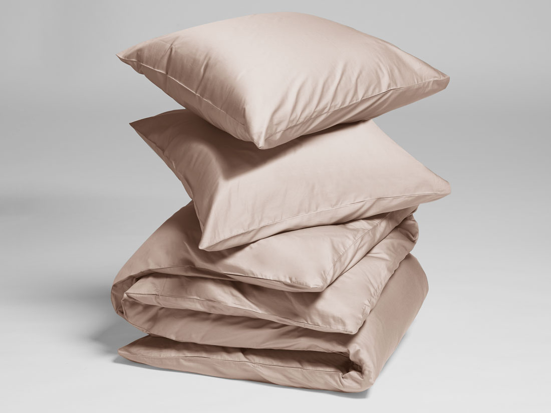 Posteljnina ekološki bombaž saten DUSTY ROSE več dimenzij