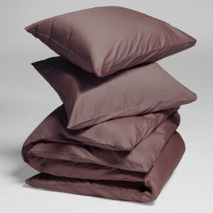 Posteljnina ekološki bombaž saten ROSE BROWN več dimenzij