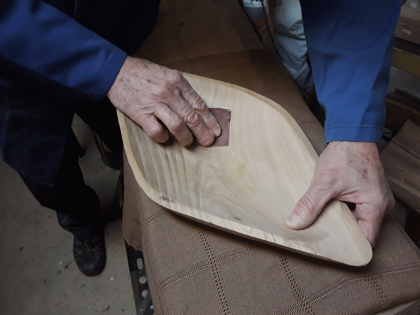 Lesena skleda - češnja 02 izdelana v Sloveniji