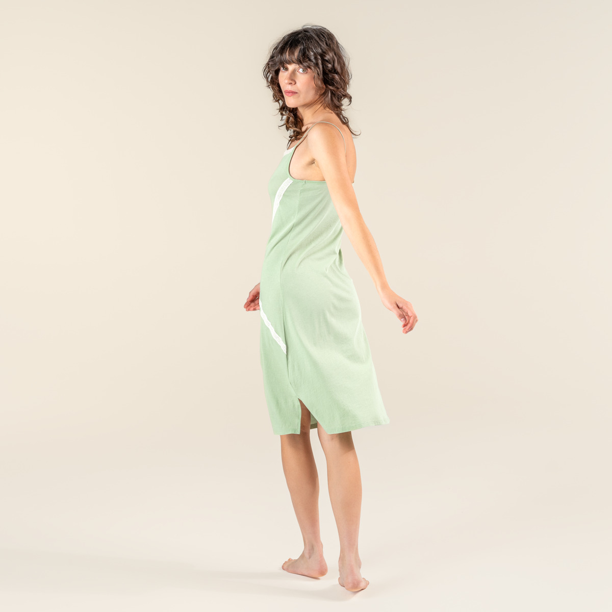 Ženska spalna srajca iz 100% eko bombaža L Ženska spalna srajca iz 100% eko bombaža L