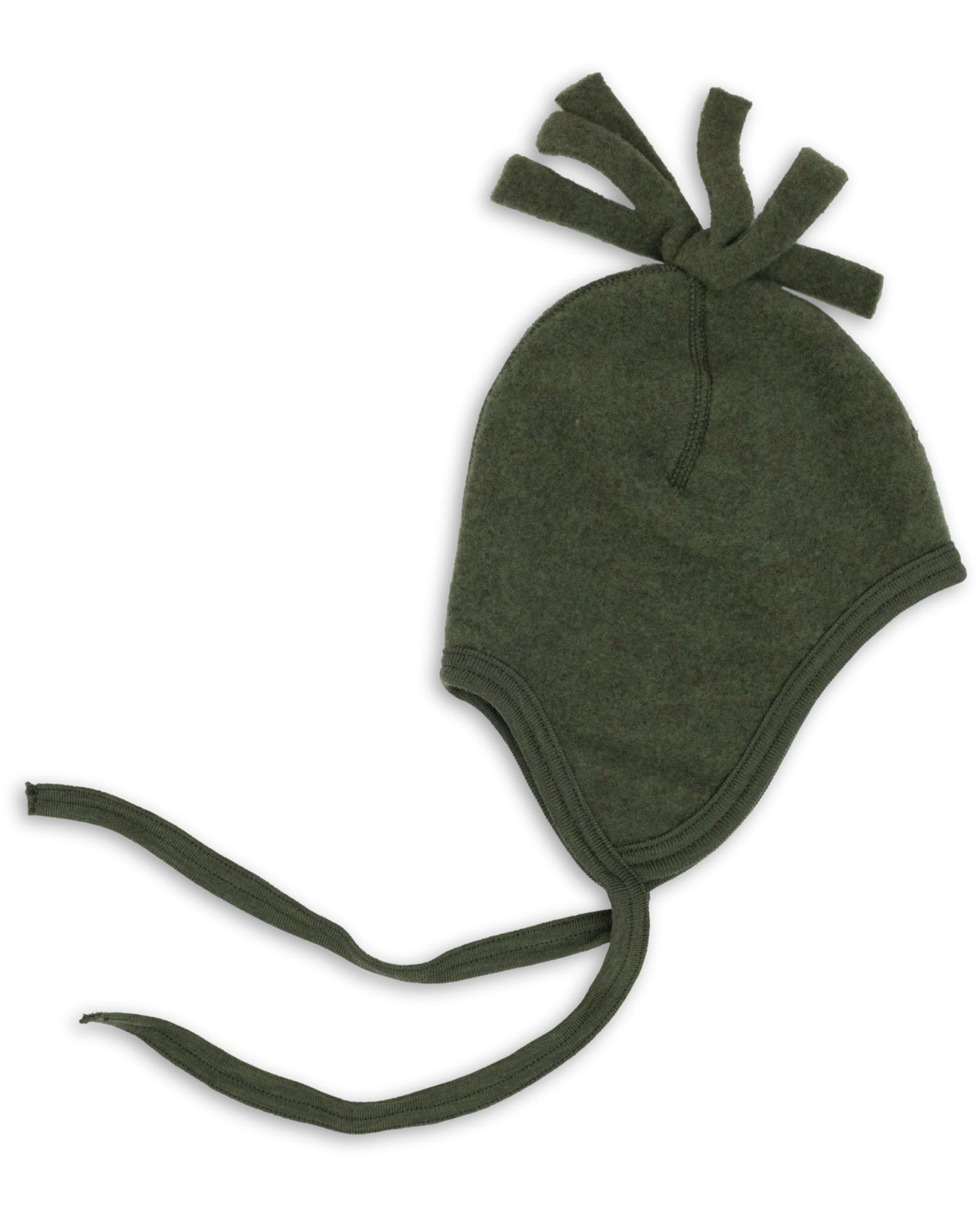 Kapa za otroke, zelena  - flis 100% volna od 74-92