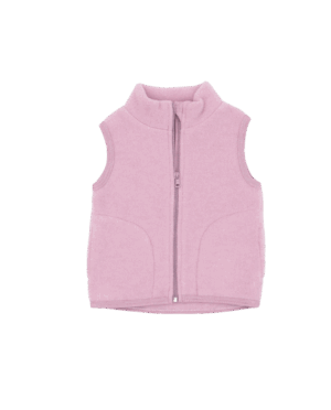 Otroški brezrokavnik rosa - flis 100% volna od 104-140