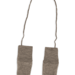 Rokavičke za dojenčke, walnut - flis 100% volna št. 1