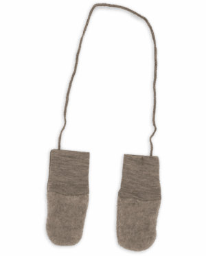 Rokavičke za dojenčke, walnut - flis 100% volna št. 1 Rokavičke za dojenčke, walnut - flis 100% volna št. 1