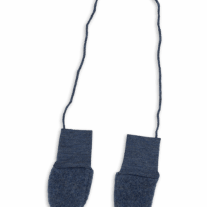 Rokavičke za dojenčke, blue- flis 100% volna št. 1