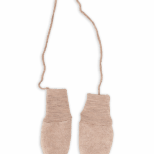 Rokavičke za dojenčke, sand - flis 100% volna št. 1