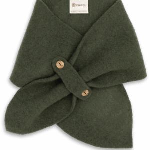 Otroški šal zelen- flis 100% volna unisize