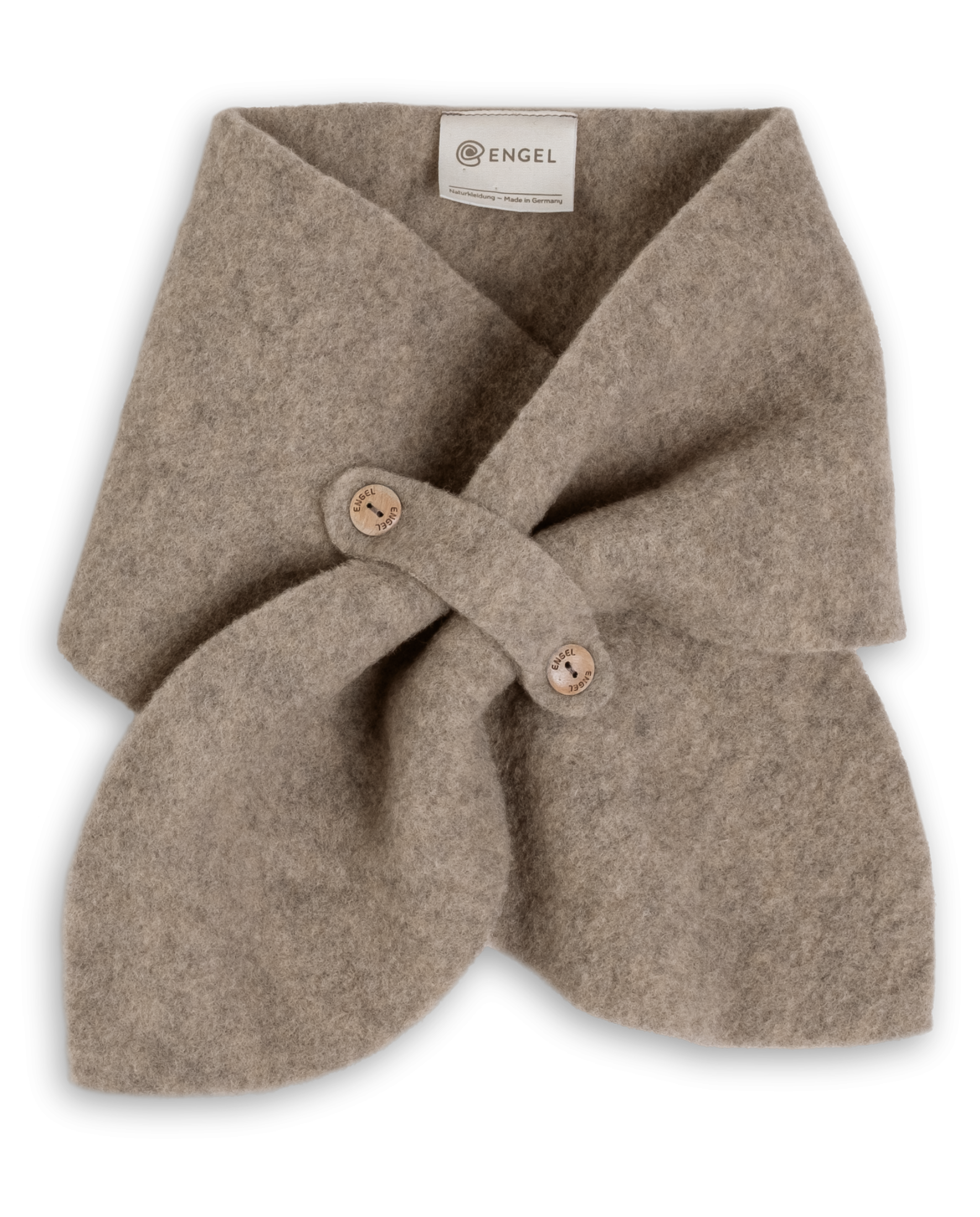 Otroški šal walnut- flis 100% volna unisize