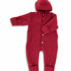 Otroški pajac s kapuco jasper - flis 100% volna od 50-92 Otroški pajac s kapuco jasper - flis 100% volna od 50-92