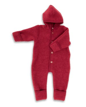 Otroški pajac s kapuco jasper - flis 100% volna od 50-92 Otroški pajac s kapuco jasper - flis 100% volna od 50-92