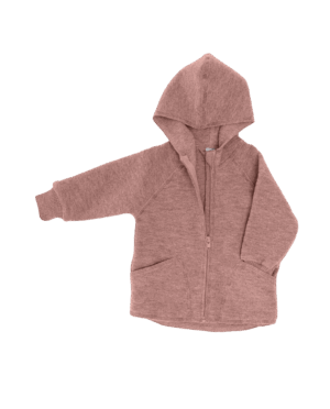 Otroška jakna, rosa 100% kuhana volna od 74-116