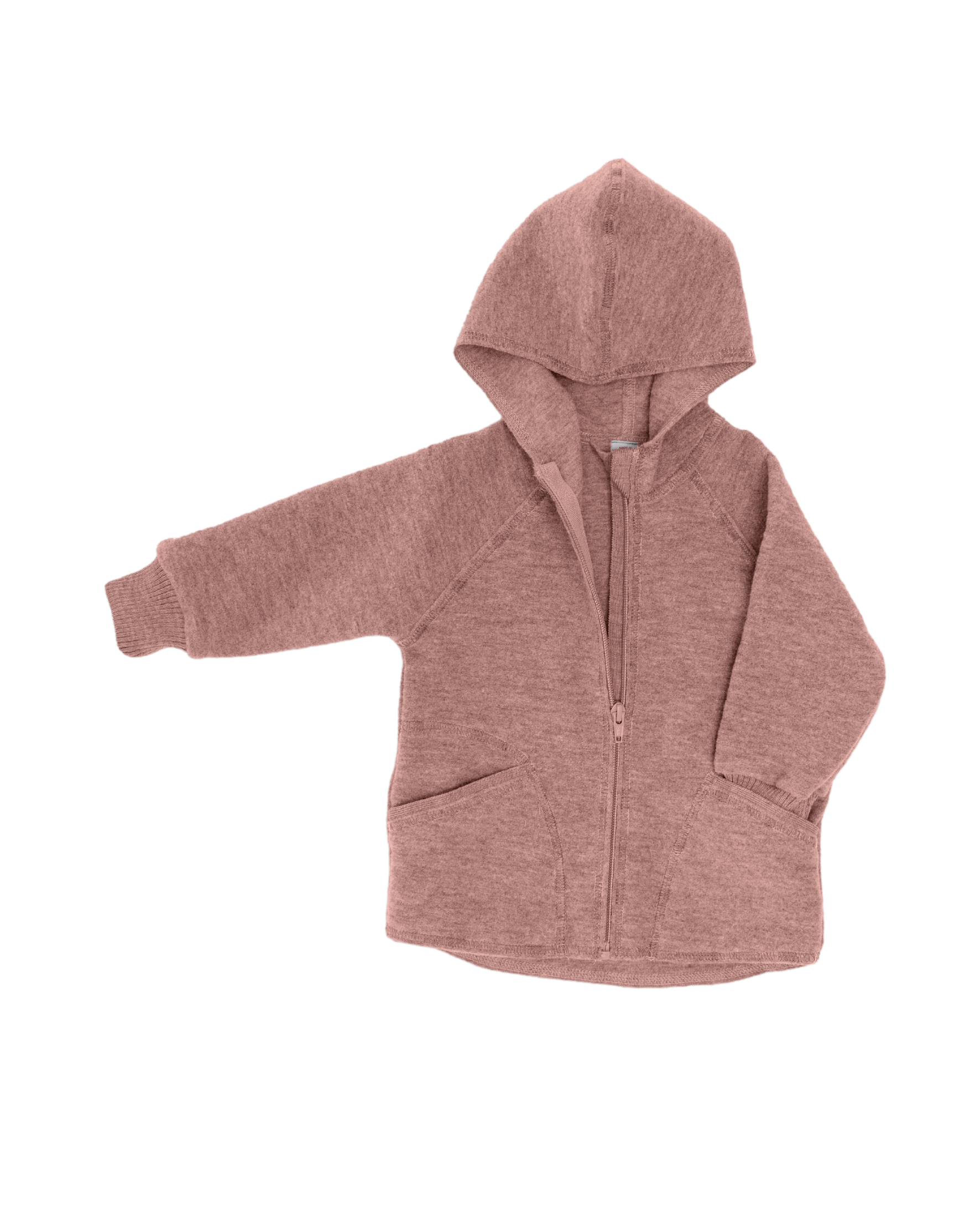 Otroška jakna, rosa 100% kuhana volna od 74-116