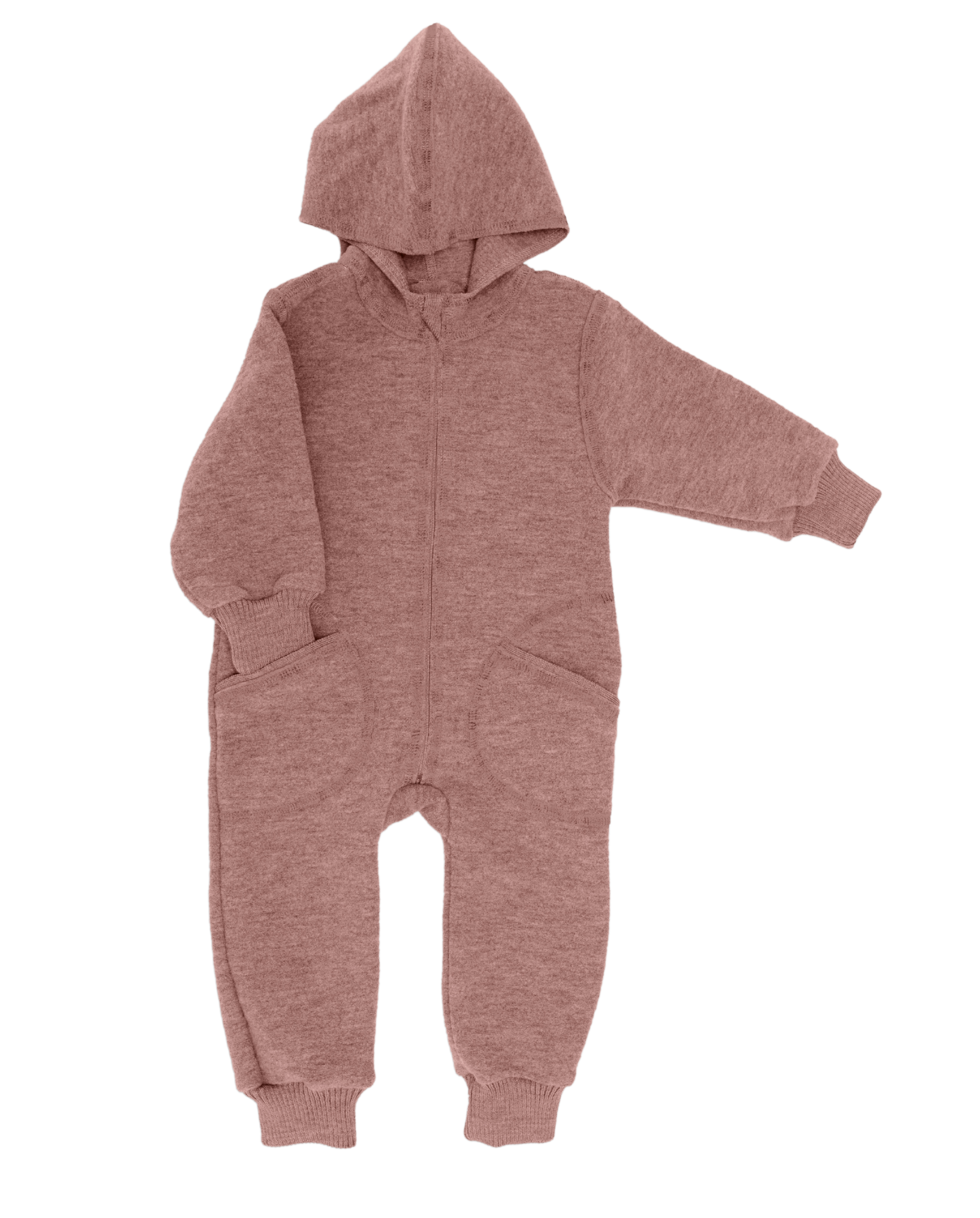 Otroški pajac, rosa 100% kuhana volna od 74-116