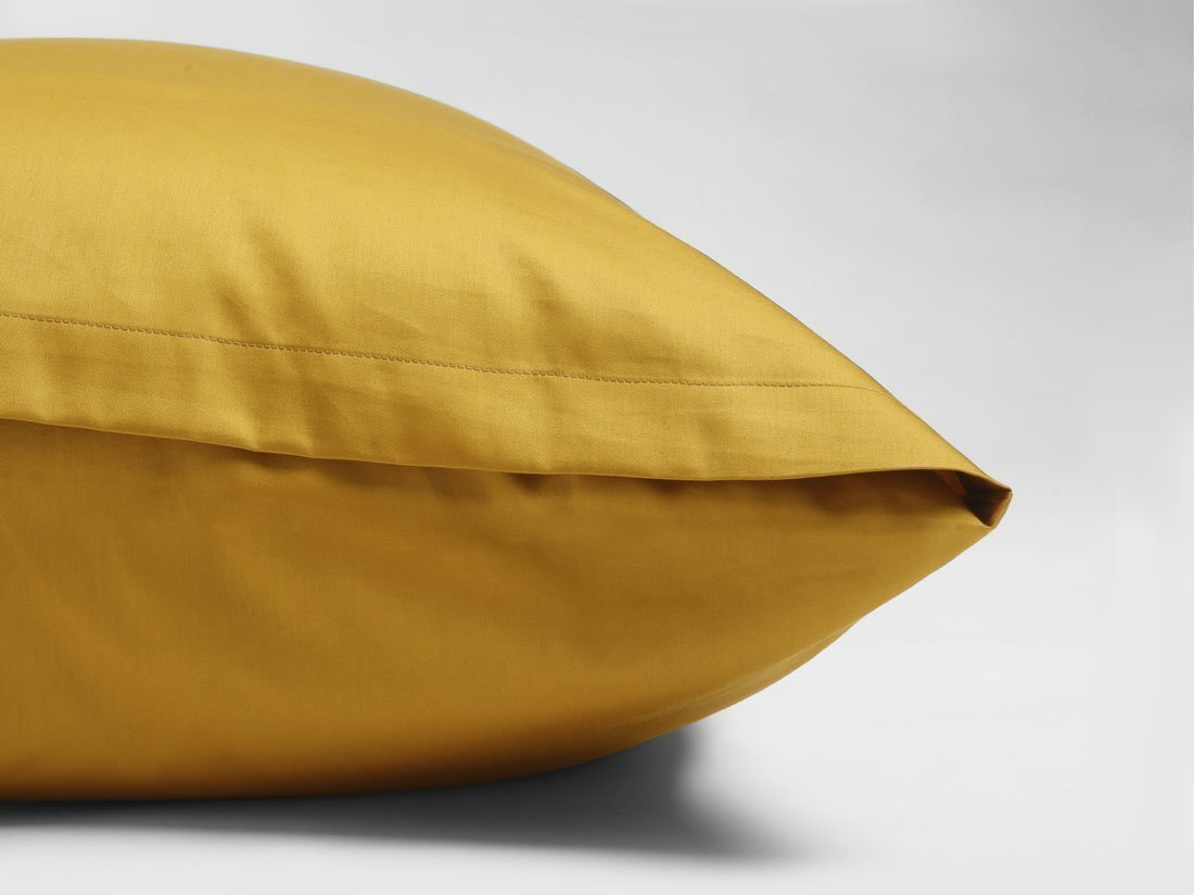 Posteljnina ekološki bombaž saten GOLD več dimenzij