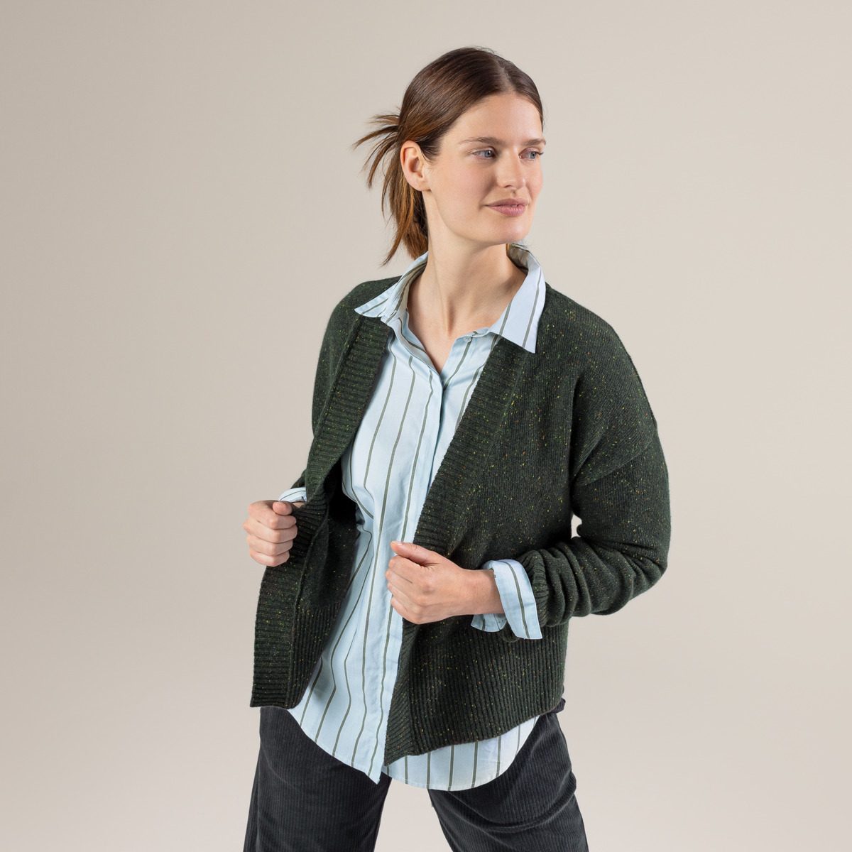 Ženska jopa Pacita 100% volna ZELENA XS Ženska jopa Pacita 100% volna ZELENA XS