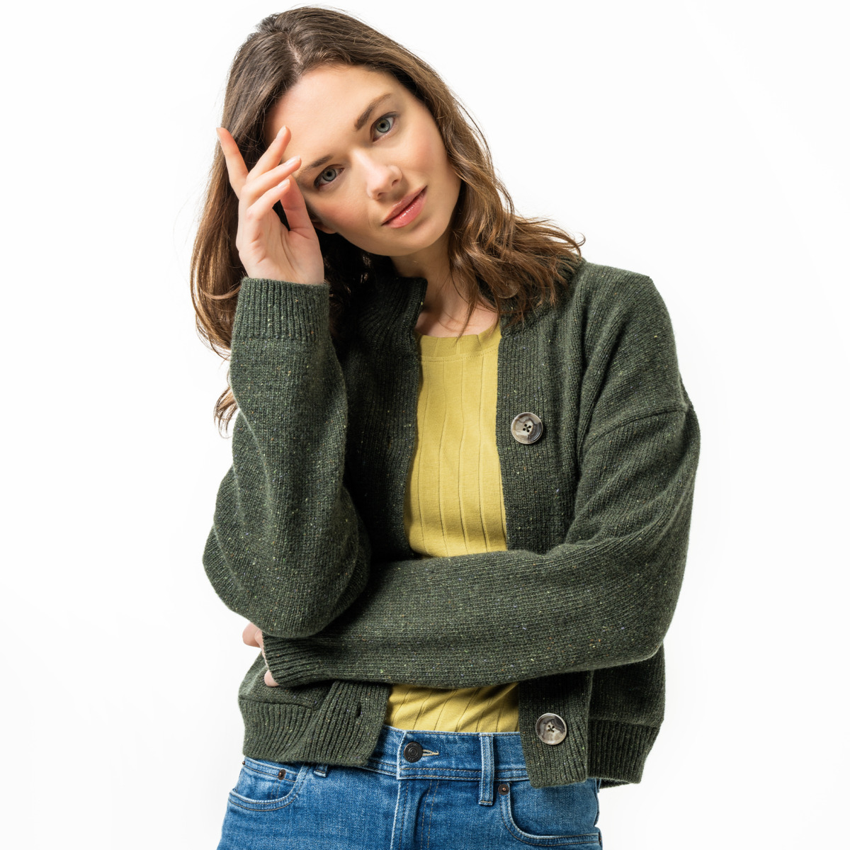 Ženska jopa Siglia 100% volna - T.ZELENA Ženska jopa Siglia 100% volna - T.ZELENA