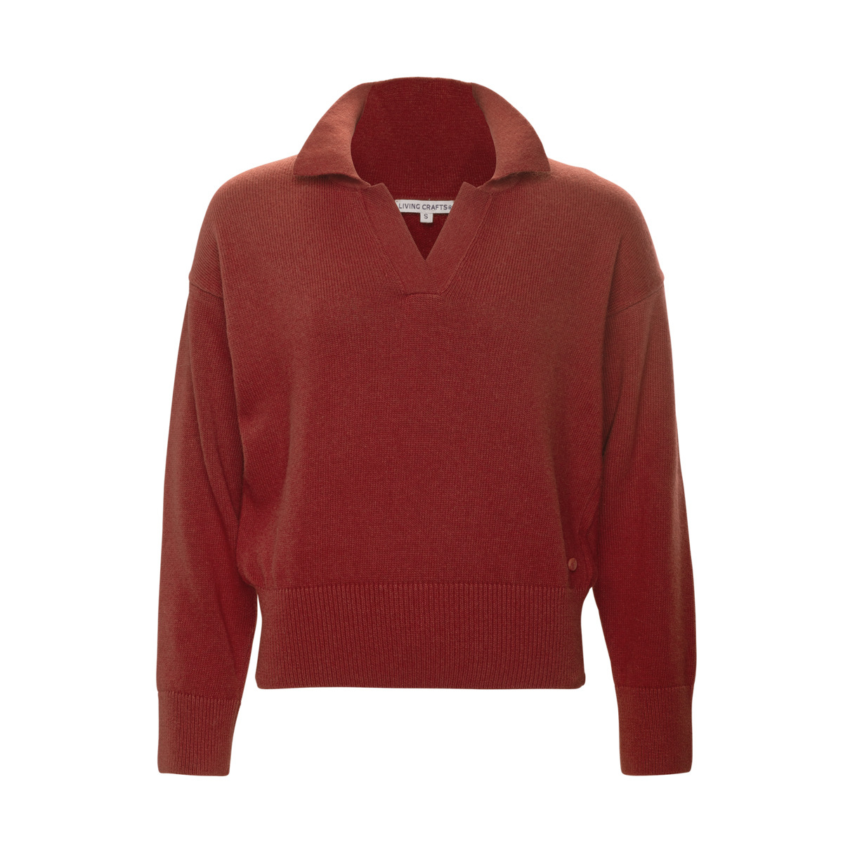 Ženski pulover Ulana 65% eko bombaž, 35% volna - RDEČ Ženski pulover Ulana 65% eko bombaž, 35% volna - RDEČ