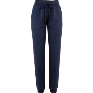 Ženski spodnji del trenirke iz 100% eko bombaža moder