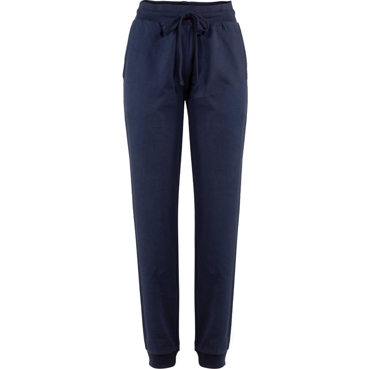 Ženski spodnji del trenirke iz 100% eko bombaža moder