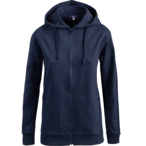 Ženski zgornji del trenirke iz 100% eko bombaža moder Ženski zgornji del trenirke iz 100% eko bombaža moder