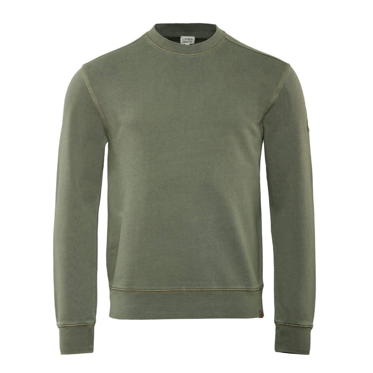 EKO Bombažni Moški Pulover ZELEN M,L