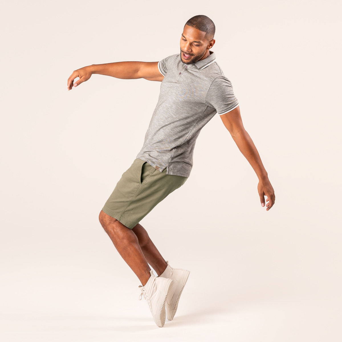 Moška polo majica KR eko bombaž SIVA XL Moška polo majica KR eko bombaž SIVA XL