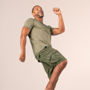 Moške bermude eko bombaž ZELENE 50 Moške bermude eko bombaž ZELENE 50