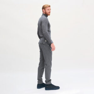 Moške hlače eko bombaž SIVE različne vel.