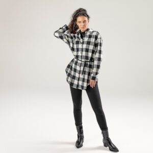 Ženska flanela srajca iz 100% eko bombaža karo