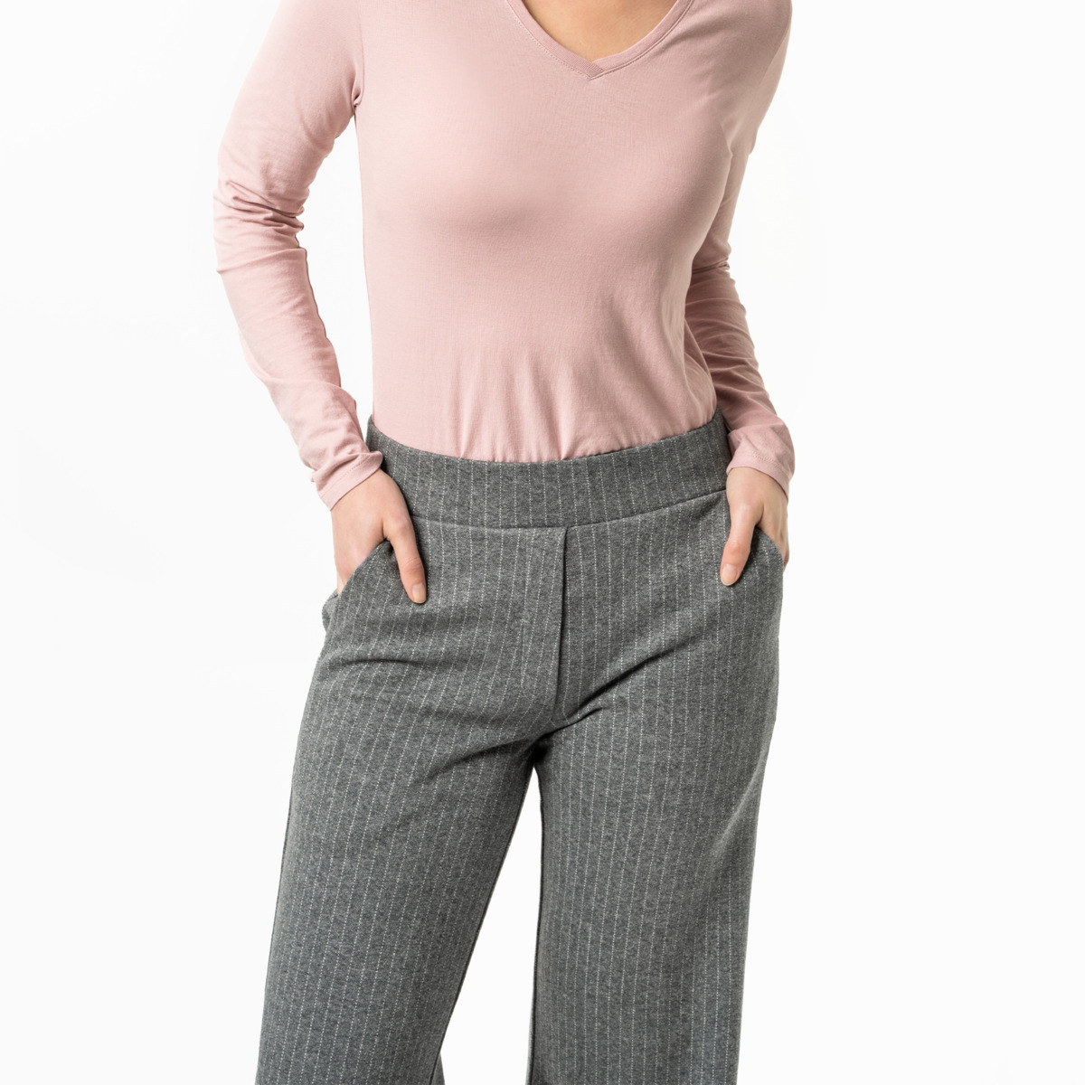 Ženske hlače eko bombaž SIVE S,M Ženske hlače eko bombaž SIVE S,M