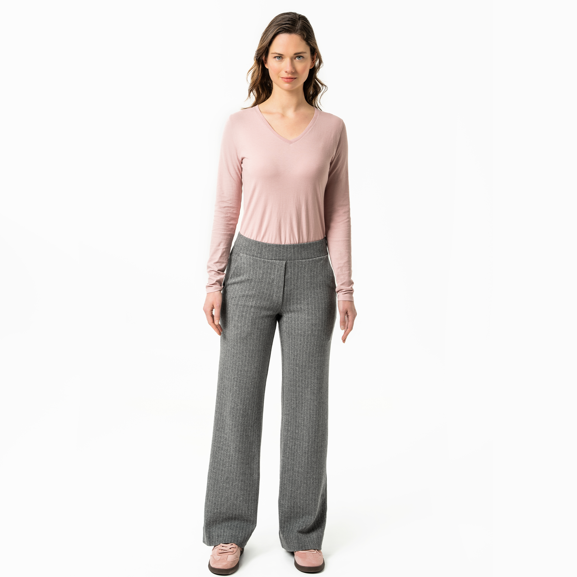 Ženske hlače eko bombaž SIVE S,M Ženske hlače eko bombaž SIVE S,M