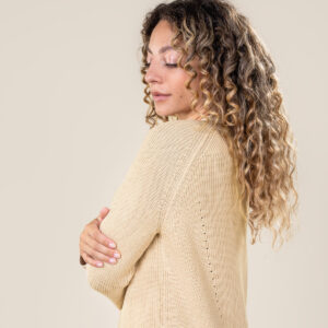 Ženska jopa Olivia 100% eko bombaž NATUR