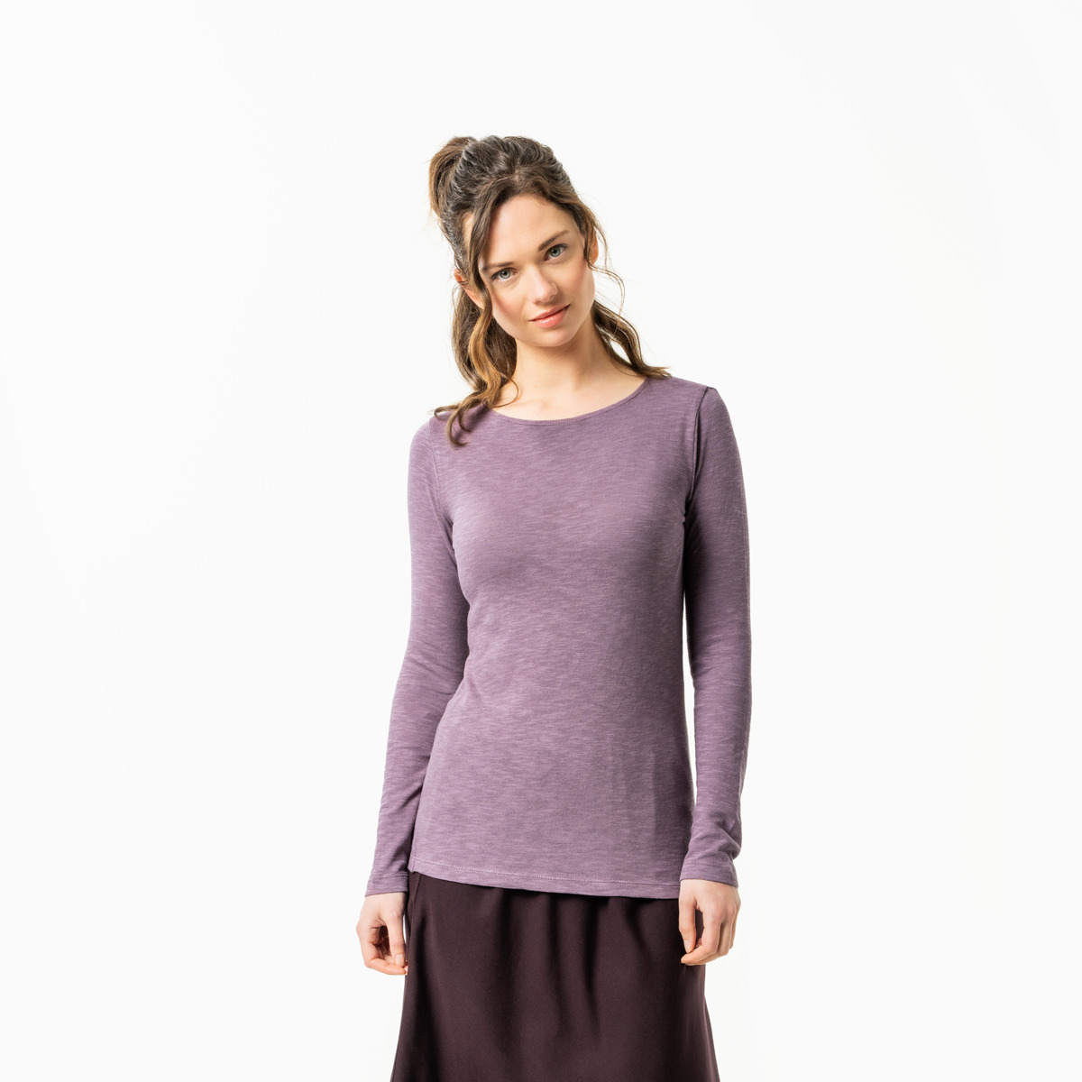 Ženska majica Sinia 100% eko bombaž VIJOLA